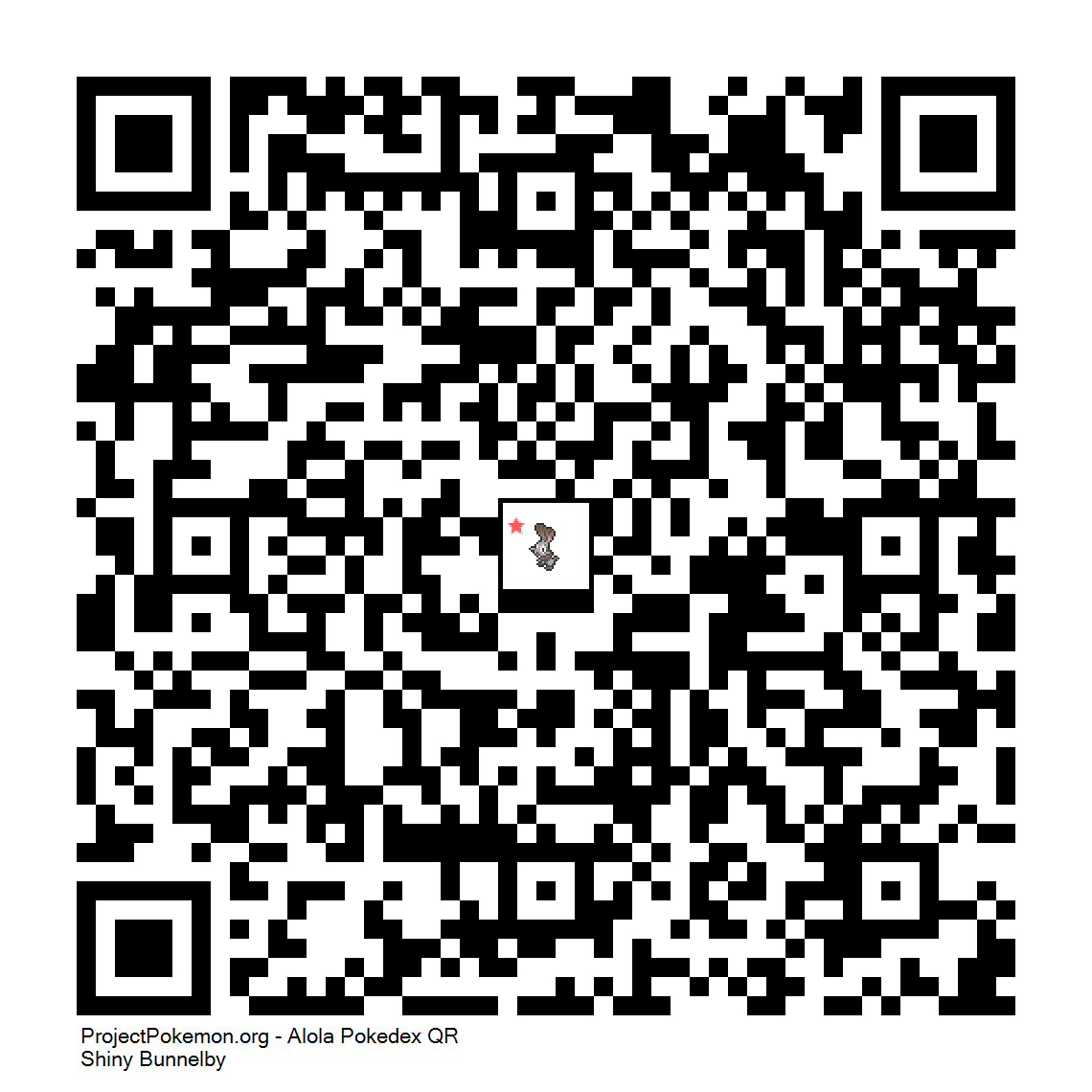 Cdigo QR de Bunnelby variocolor